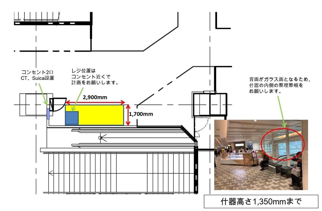 【ルミネ北千住】1F南口エントランス前催事スペース3